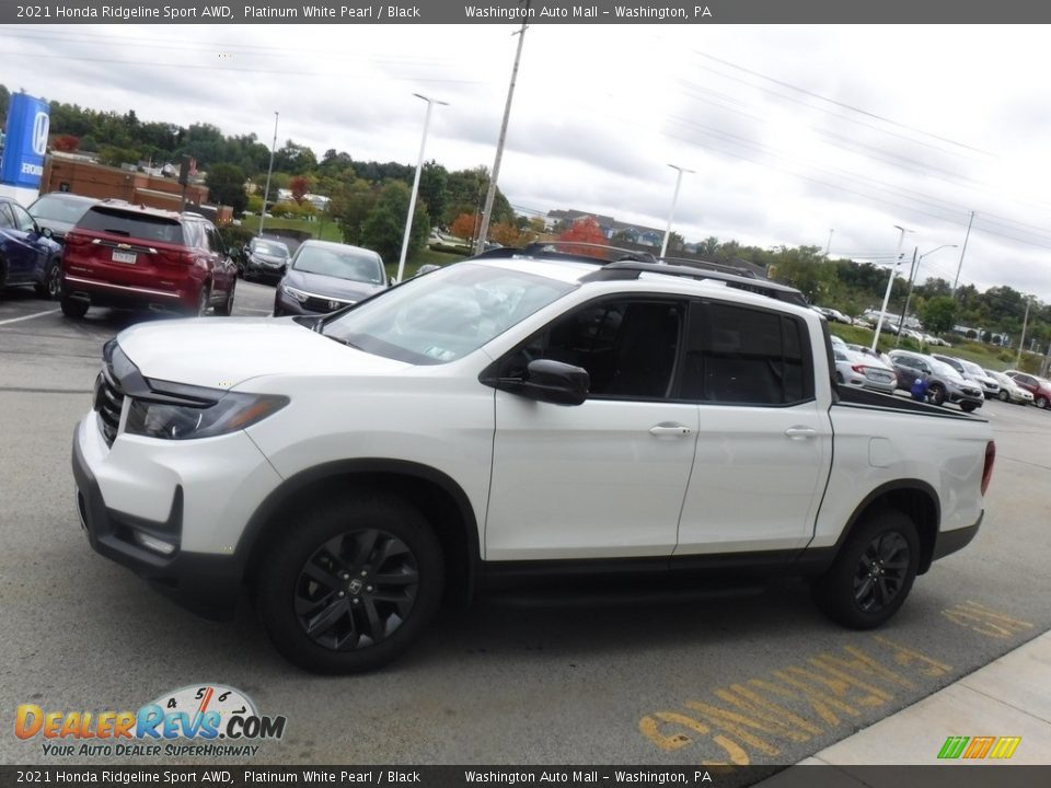 2021 Honda Ridgeline Sport AWD Platinum White Pearl / Black Photo #13