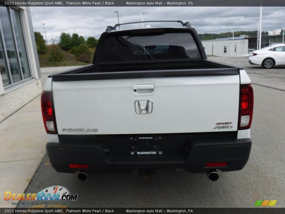 2021 Honda Ridgeline Sport AWD Platinum White Pearl / Black Photo #15