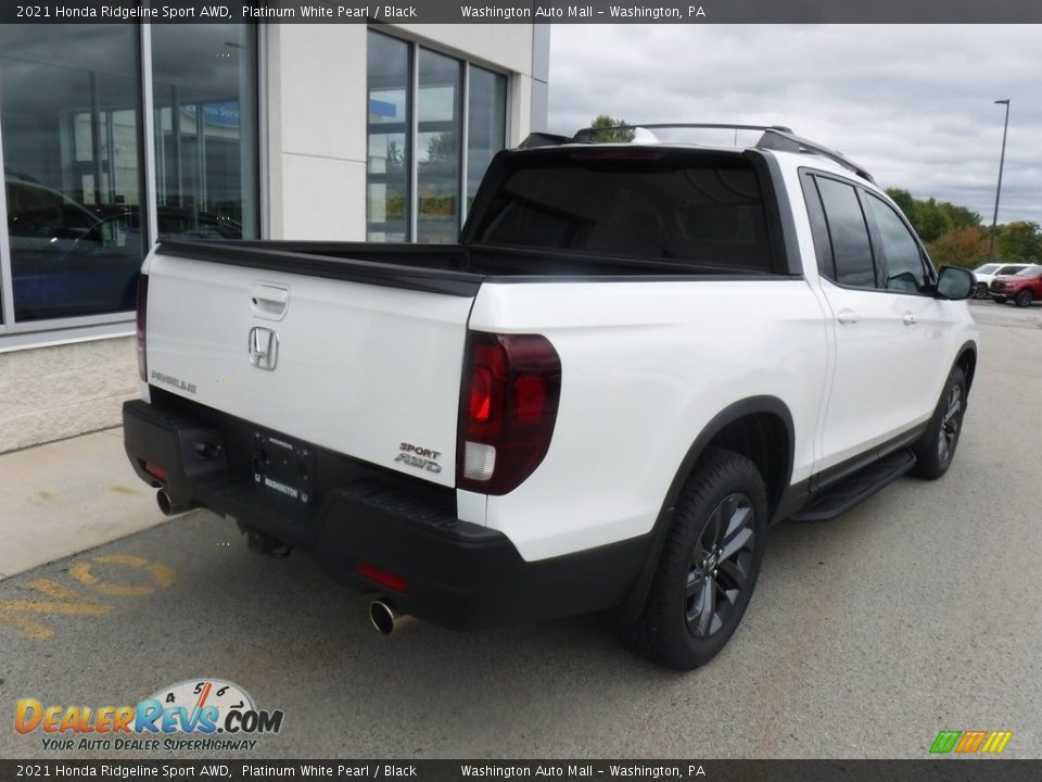 2021 Honda Ridgeline Sport AWD Platinum White Pearl / Black Photo #16