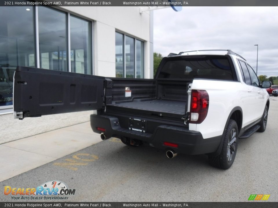 2021 Honda Ridgeline Sport AWD Platinum White Pearl / Black Photo #20