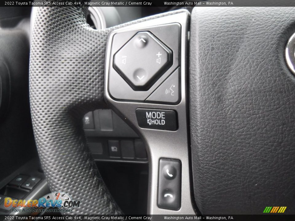 2022 Toyota Tacoma SR5 Access Cab 4x4 Magnetic Gray Metallic / Cement Gray Photo #28