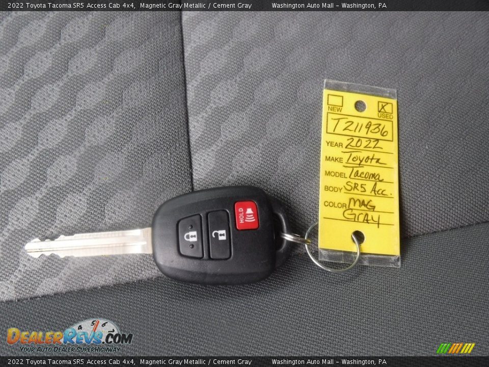 2022 Toyota Tacoma SR5 Access Cab 4x4 Magnetic Gray Metallic / Cement Gray Photo #33