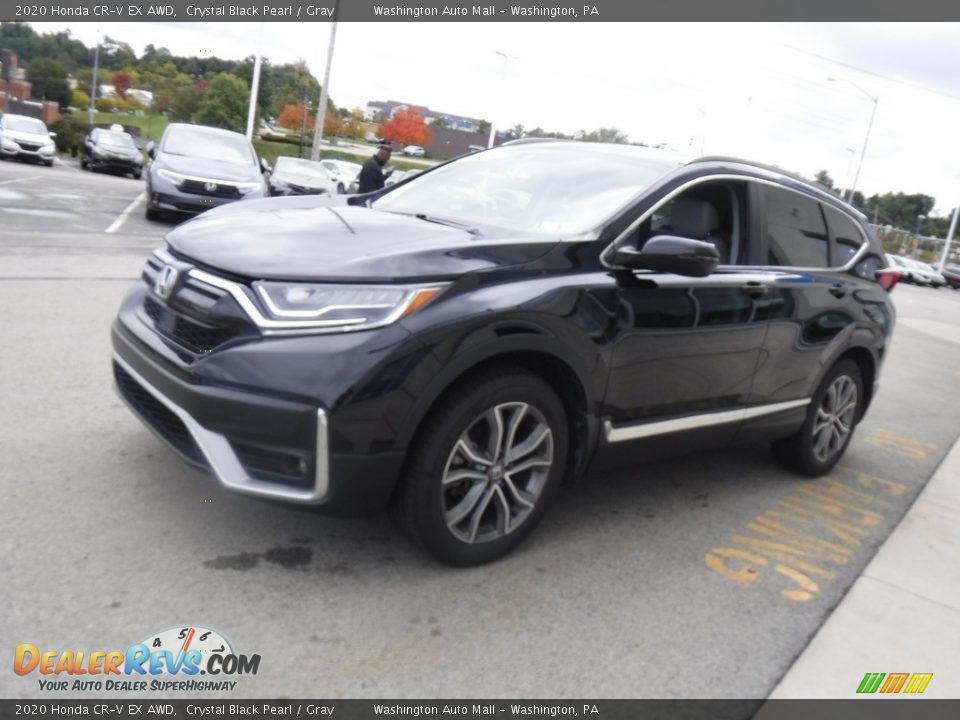 2020 Honda CR-V EX AWD Crystal Black Pearl / Gray Photo #4