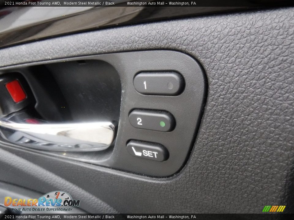 2021 Honda Pilot Touring AWD Modern Steel Metallic / Black Photo #15