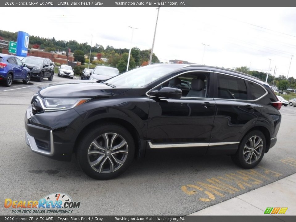 2020 Honda CR-V EX AWD Crystal Black Pearl / Gray Photo #5