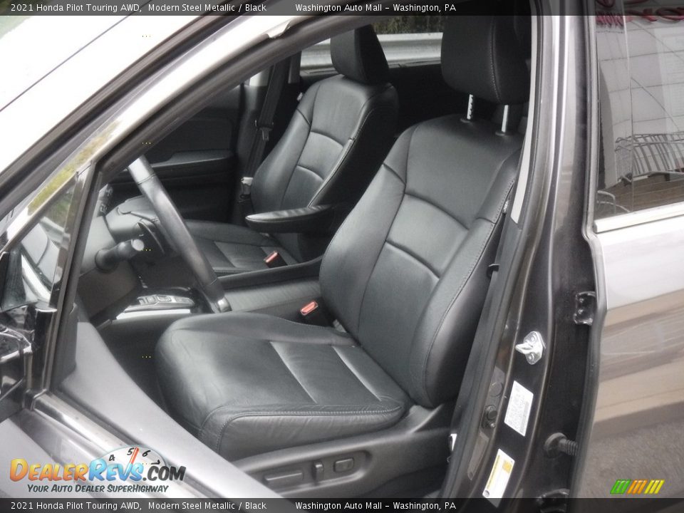 Front Seat of 2021 Honda Pilot Touring AWD Photo #16