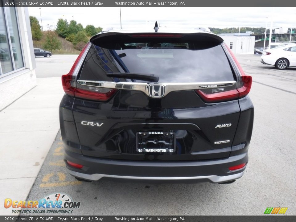 2020 Honda CR-V EX AWD Crystal Black Pearl / Gray Photo #6