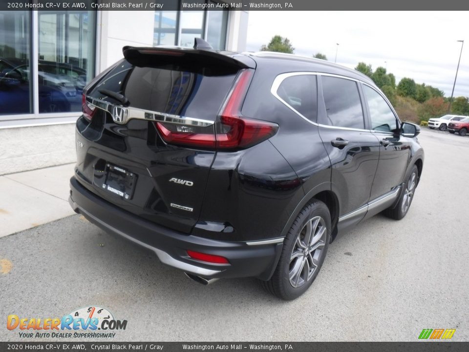 2020 Honda CR-V EX AWD Crystal Black Pearl / Gray Photo #7