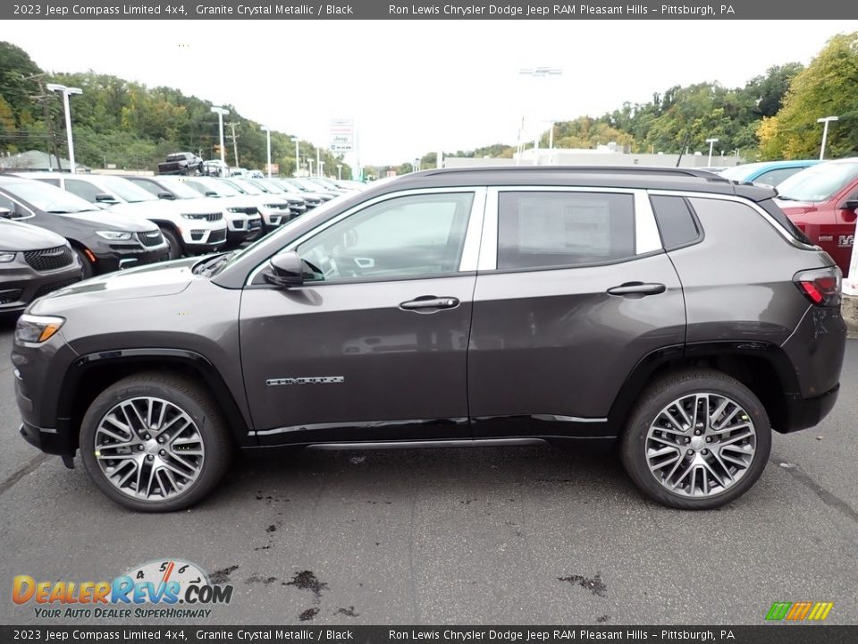 2023 Jeep Compass Limited 4x4 Granite Crystal Metallic / Black Photo #2