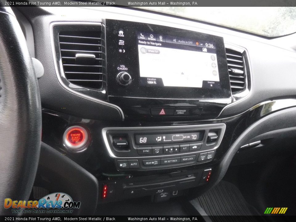 2021 Honda Pilot Touring AWD Modern Steel Metallic / Black Photo #20