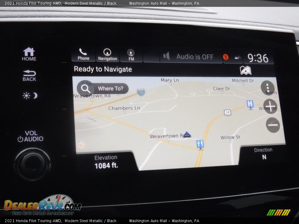 2021 Honda Pilot Touring AWD Modern Steel Metallic / Black Photo #22