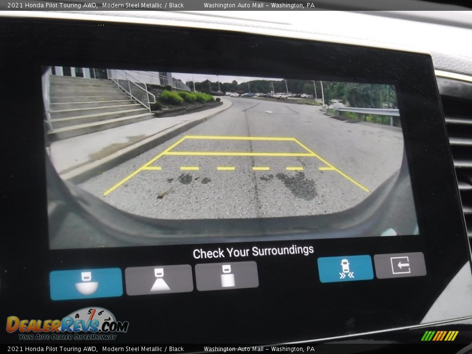 2021 Honda Pilot Touring AWD Modern Steel Metallic / Black Photo #23