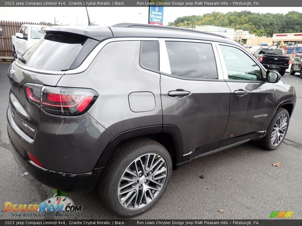 2023 Jeep Compass Limited 4x4 Granite Crystal Metallic / Black Photo #6