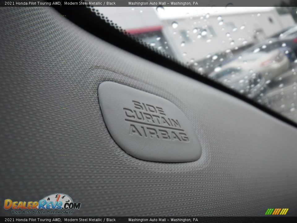 2021 Honda Pilot Touring AWD Modern Steel Metallic / Black Photo #32