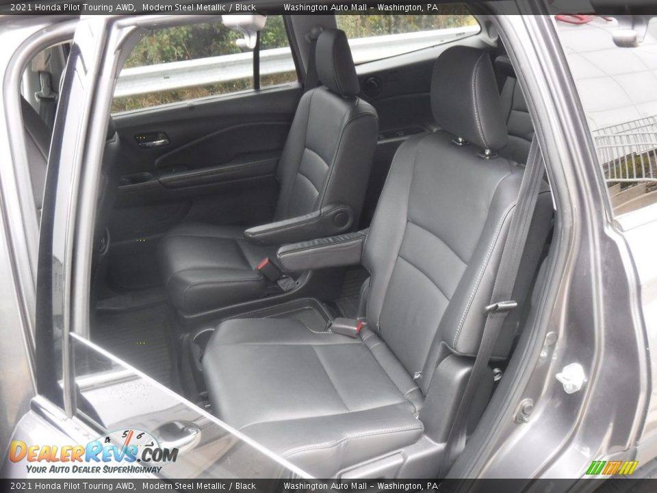 2021 Honda Pilot Touring AWD Modern Steel Metallic / Black Photo #33