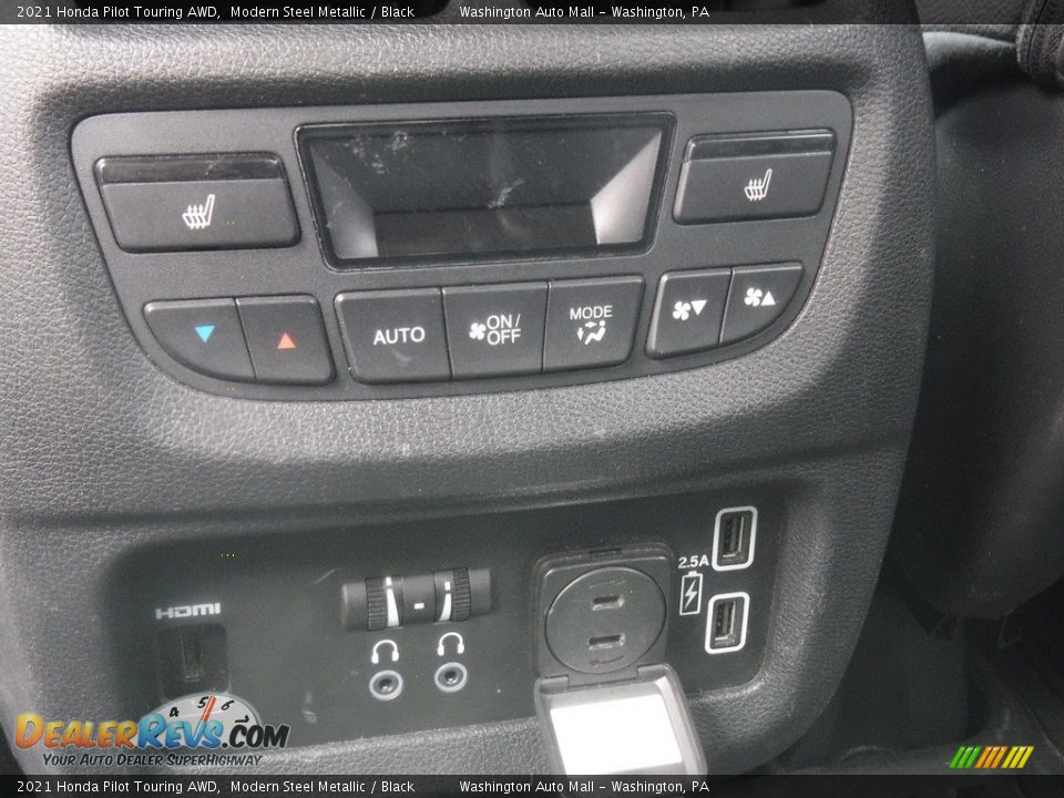 2021 Honda Pilot Touring AWD Modern Steel Metallic / Black Photo #34