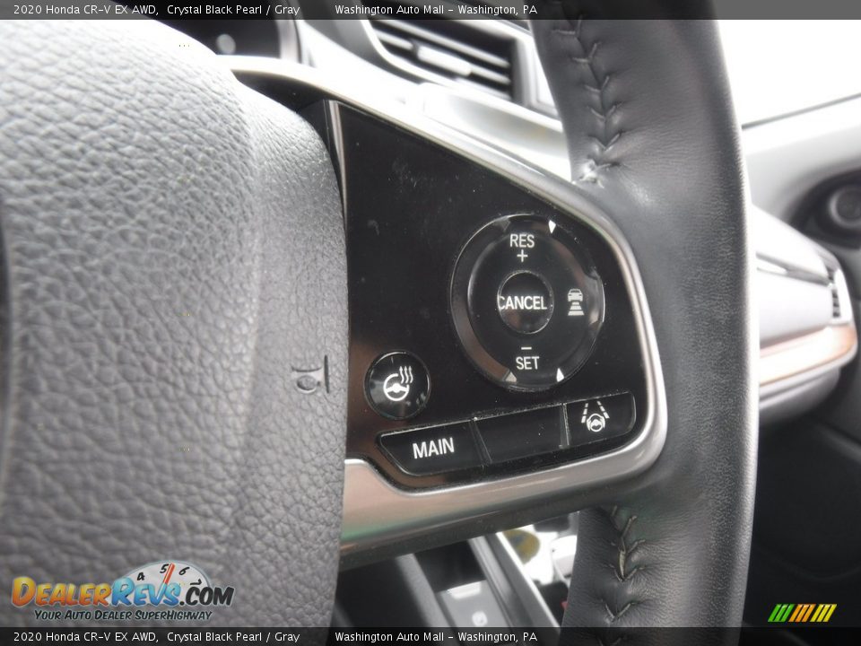 2020 Honda CR-V EX AWD Crystal Black Pearl / Gray Photo #25