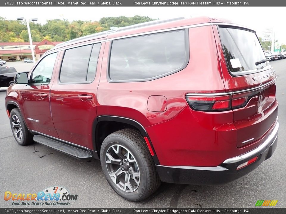 2023 Jeep Wagoneer Series III 4x4 Velvet Red Pearl / Global Black Photo #3