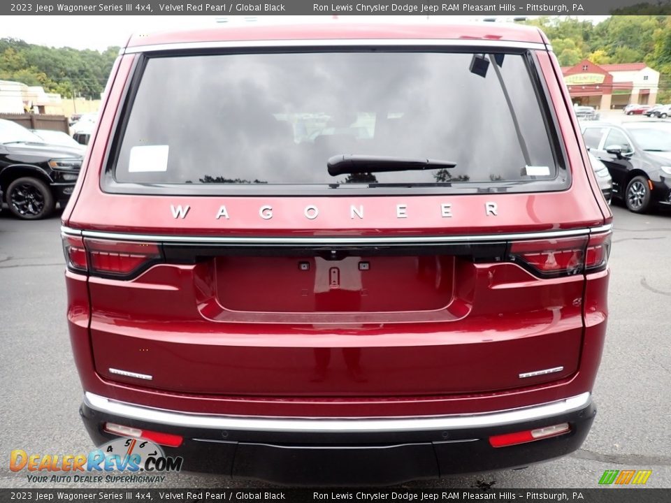 2023 Jeep Wagoneer Series III 4x4 Velvet Red Pearl / Global Black Photo #4