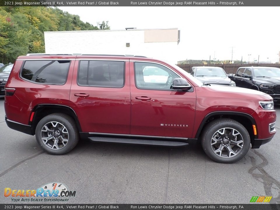 Velvet Red Pearl 2023 Jeep Wagoneer Series III 4x4 Photo #7