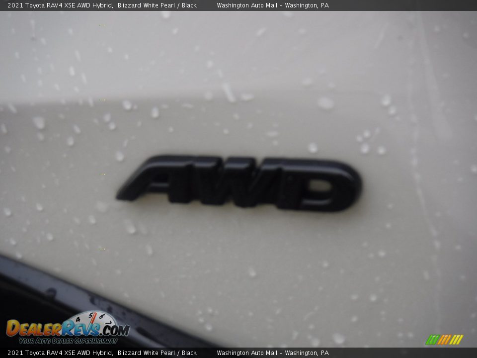 2021 Toyota RAV4 XSE AWD Hybrid Blizzard White Pearl / Black Photo #4