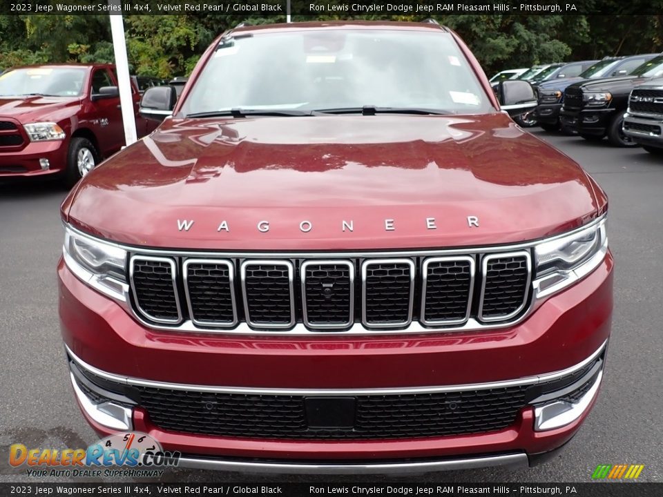 2023 Jeep Wagoneer Series III 4x4 Velvet Red Pearl / Global Black Photo #9