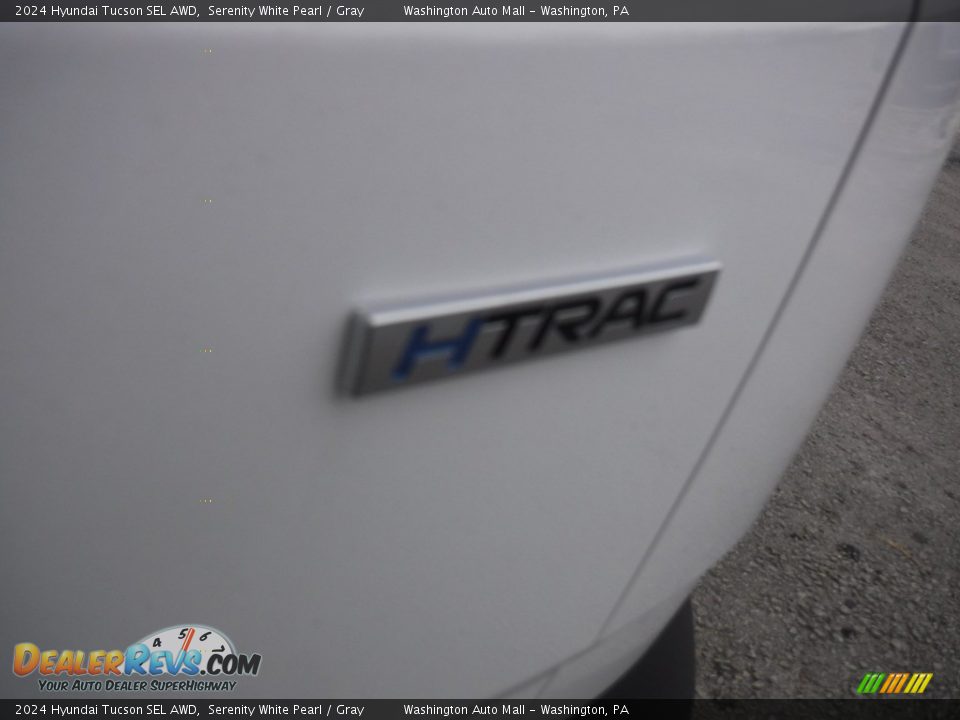 2024 Hyundai Tucson SEL AWD Serenity White Pearl / Gray Photo #7