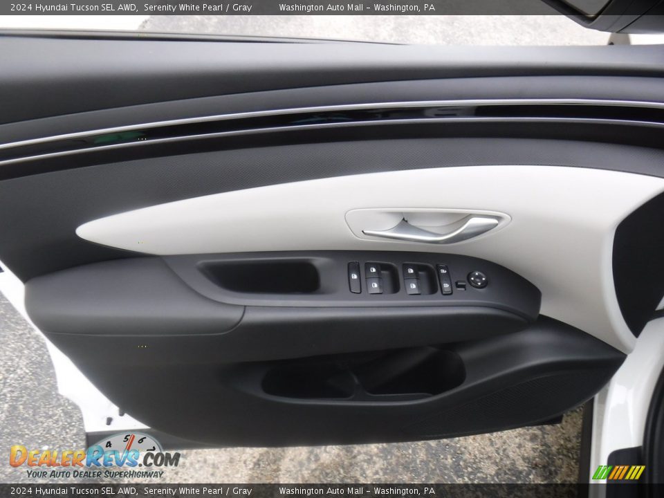 2024 Hyundai Tucson SEL AWD Serenity White Pearl / Gray Photo #9