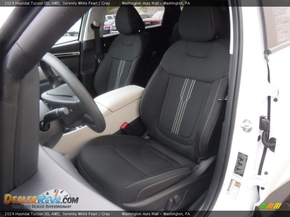 2024 Hyundai Tucson SEL AWD Serenity White Pearl / Gray Photo #10