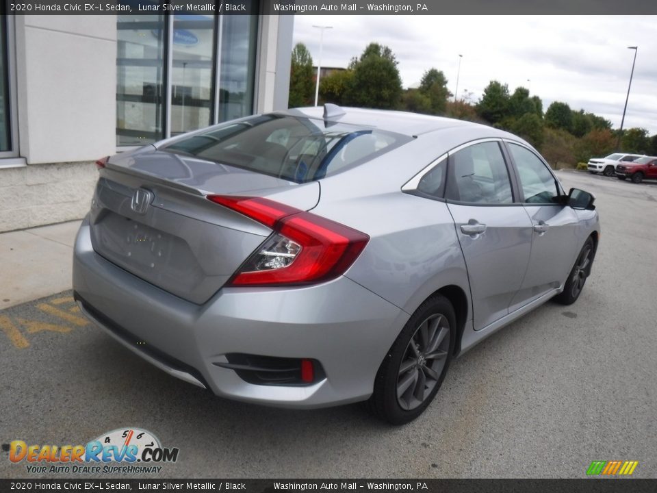 2020 Honda Civic EX-L Sedan Lunar Silver Metallic / Black Photo #16