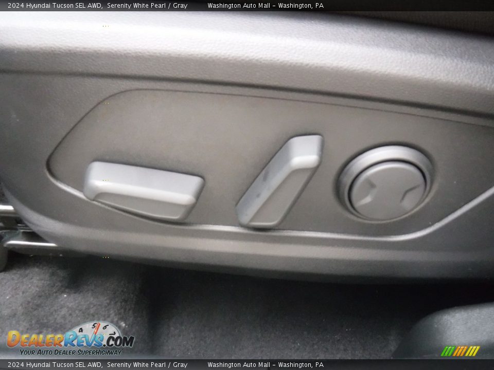 2024 Hyundai Tucson SEL AWD Serenity White Pearl / Gray Photo #11