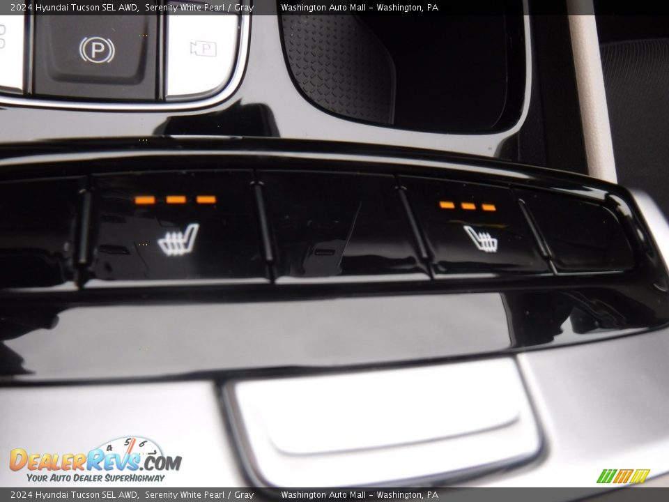 2024 Hyundai Tucson SEL AWD Serenity White Pearl / Gray Photo #14