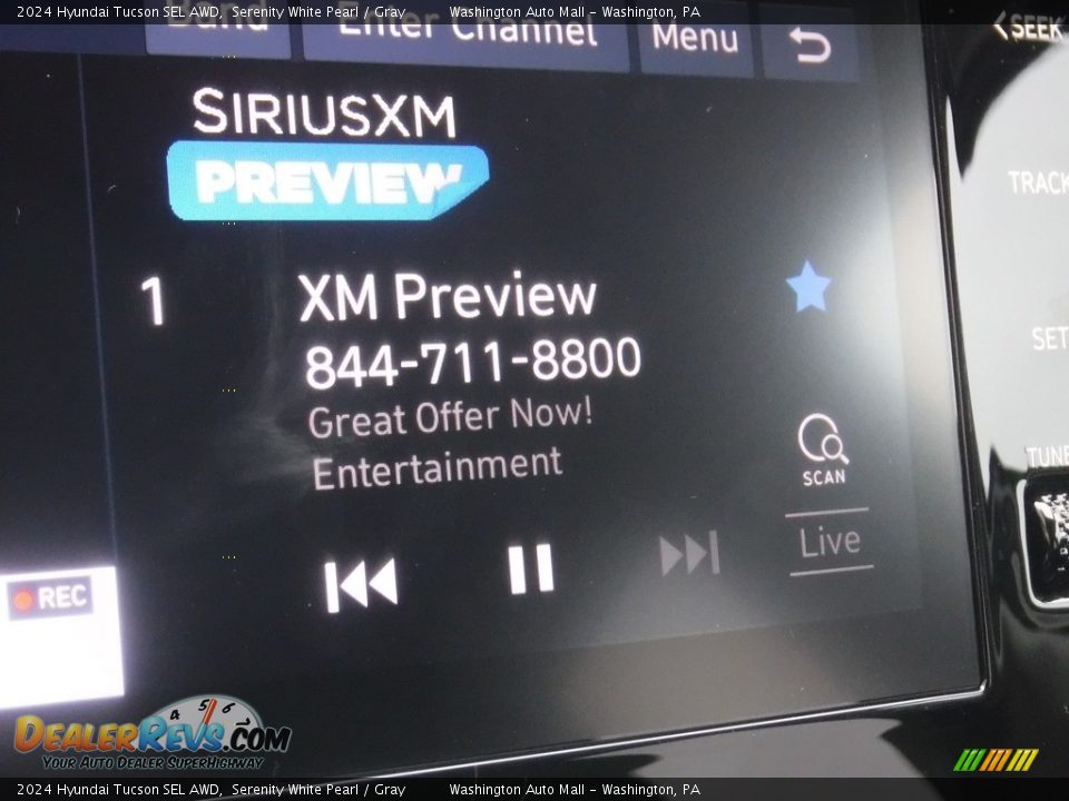 2024 Hyundai Tucson SEL AWD Serenity White Pearl / Gray Photo #17