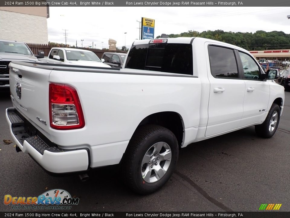 2024 Ram 1500 Big Horn Crew Cab 4x4 Bright White / Black Photo #7