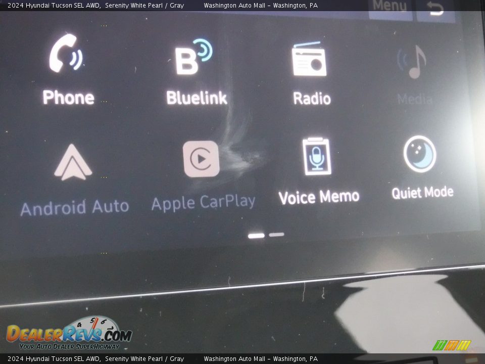 2024 Hyundai Tucson SEL AWD Serenity White Pearl / Gray Photo #18