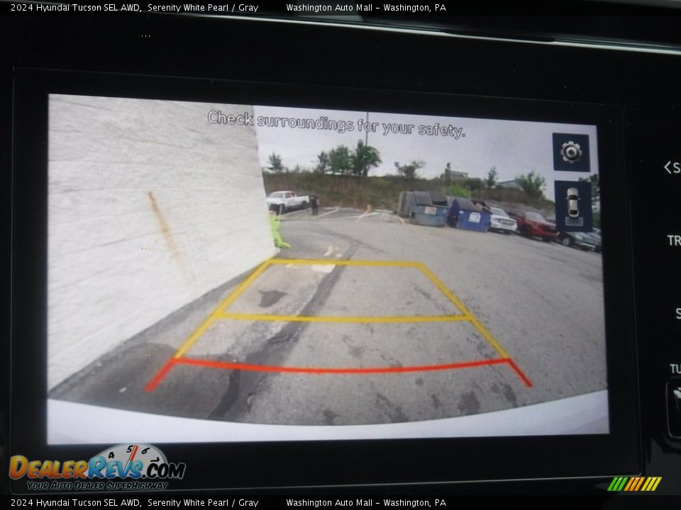 2024 Hyundai Tucson SEL AWD Serenity White Pearl / Gray Photo #19