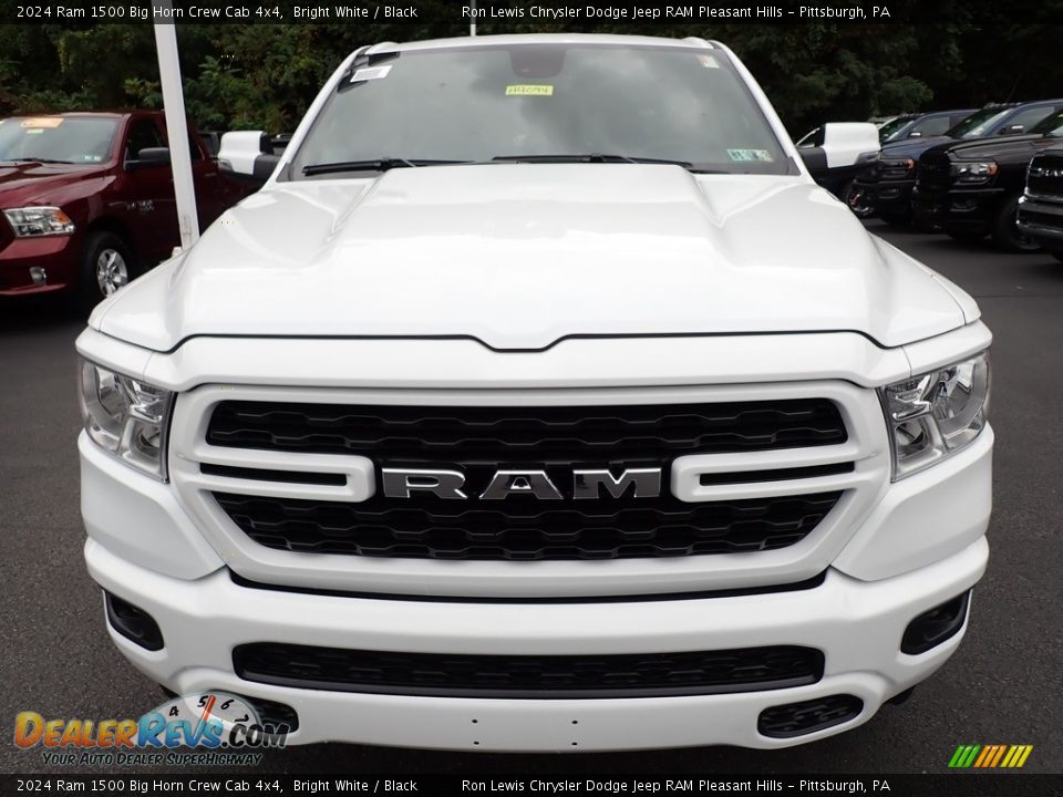 2024 Ram 1500 Big Horn Crew Cab 4x4 Bright White / Black Photo #10