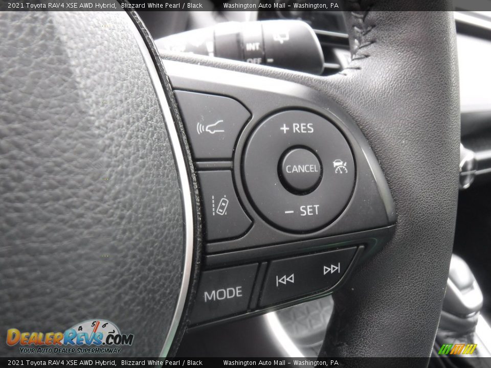 2021 Toyota RAV4 XSE AWD Hybrid Blizzard White Pearl / Black Photo #30