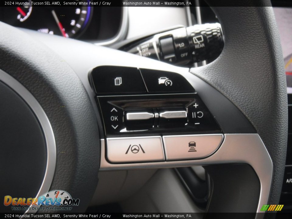 2024 Hyundai Tucson SEL AWD Serenity White Pearl / Gray Photo #23