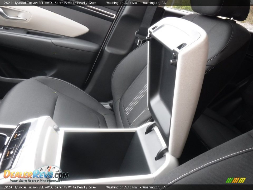 2024 Hyundai Tucson SEL AWD Serenity White Pearl / Gray Photo #25