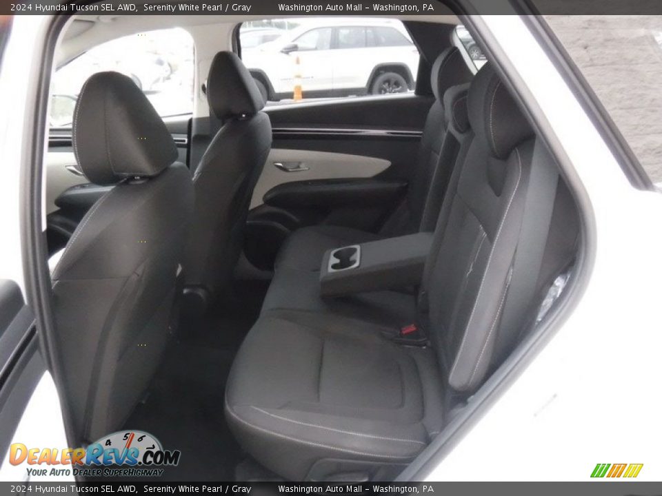 2024 Hyundai Tucson SEL AWD Serenity White Pearl / Gray Photo #26