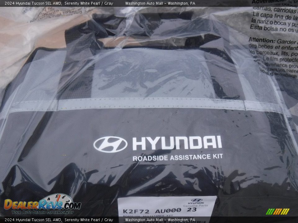 2024 Hyundai Tucson SEL AWD Serenity White Pearl / Gray Photo #29