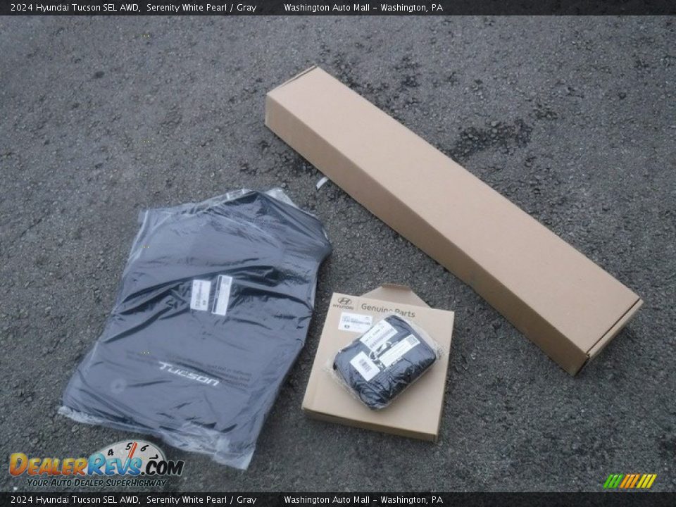 2024 Hyundai Tucson SEL AWD Serenity White Pearl / Gray Photo #31