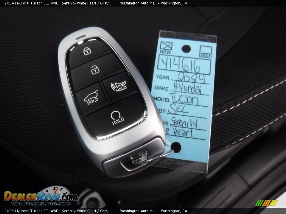 2024 Hyundai Tucson SEL AWD Serenity White Pearl / Gray Photo #32