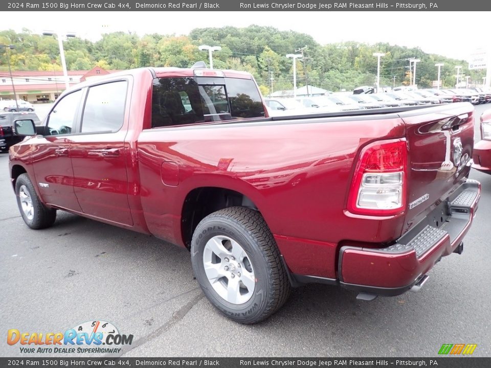 2024 Ram 1500 Big Horn Crew Cab 4x4 Delmonico Red Pearl / Black Photo #3