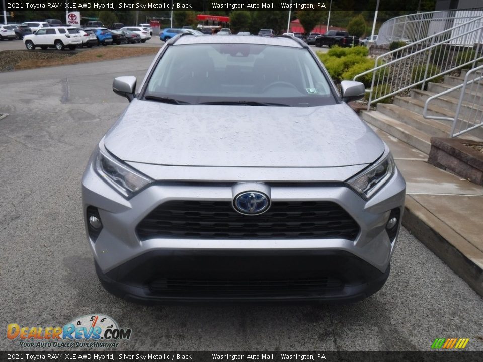 2021 Toyota RAV4 XLE AWD Hybrid Silver Sky Metallic / Black Photo #5