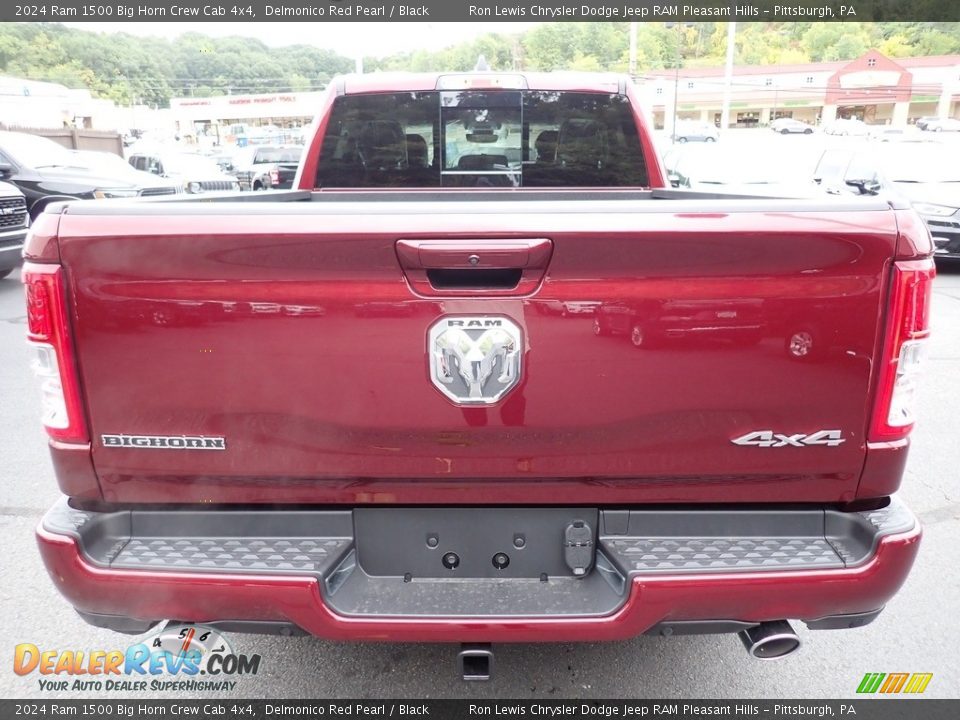 2024 Ram 1500 Big Horn Crew Cab 4x4 Delmonico Red Pearl / Black Photo #4