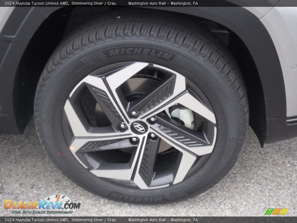 2024 Hyundai Tucson Limited AWD Shimmering Silver / Gray Photo #4