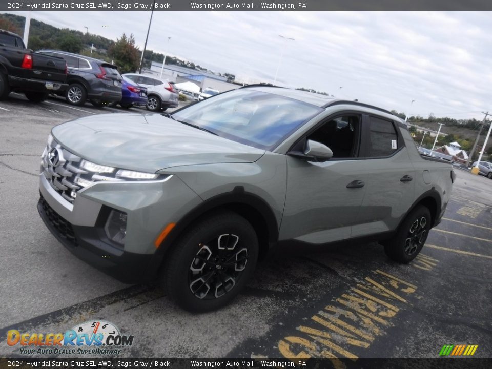 2024 Hyundai Santa Cruz SEL AWD Sage Gray / Black Photo #6