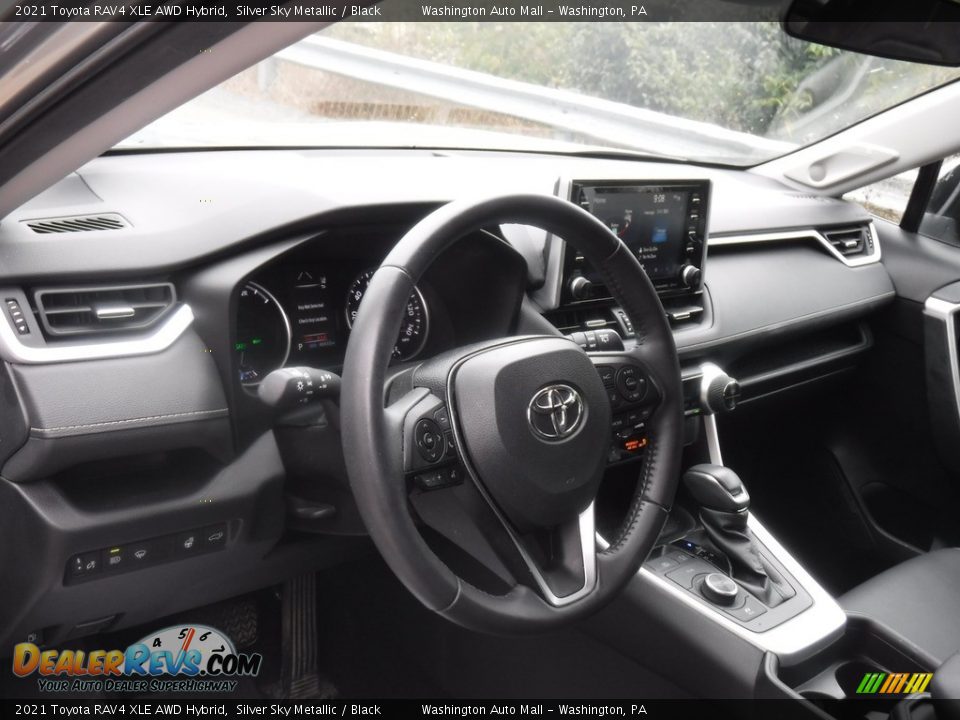 Dashboard of 2021 Toyota RAV4 XLE AWD Hybrid Photo #12